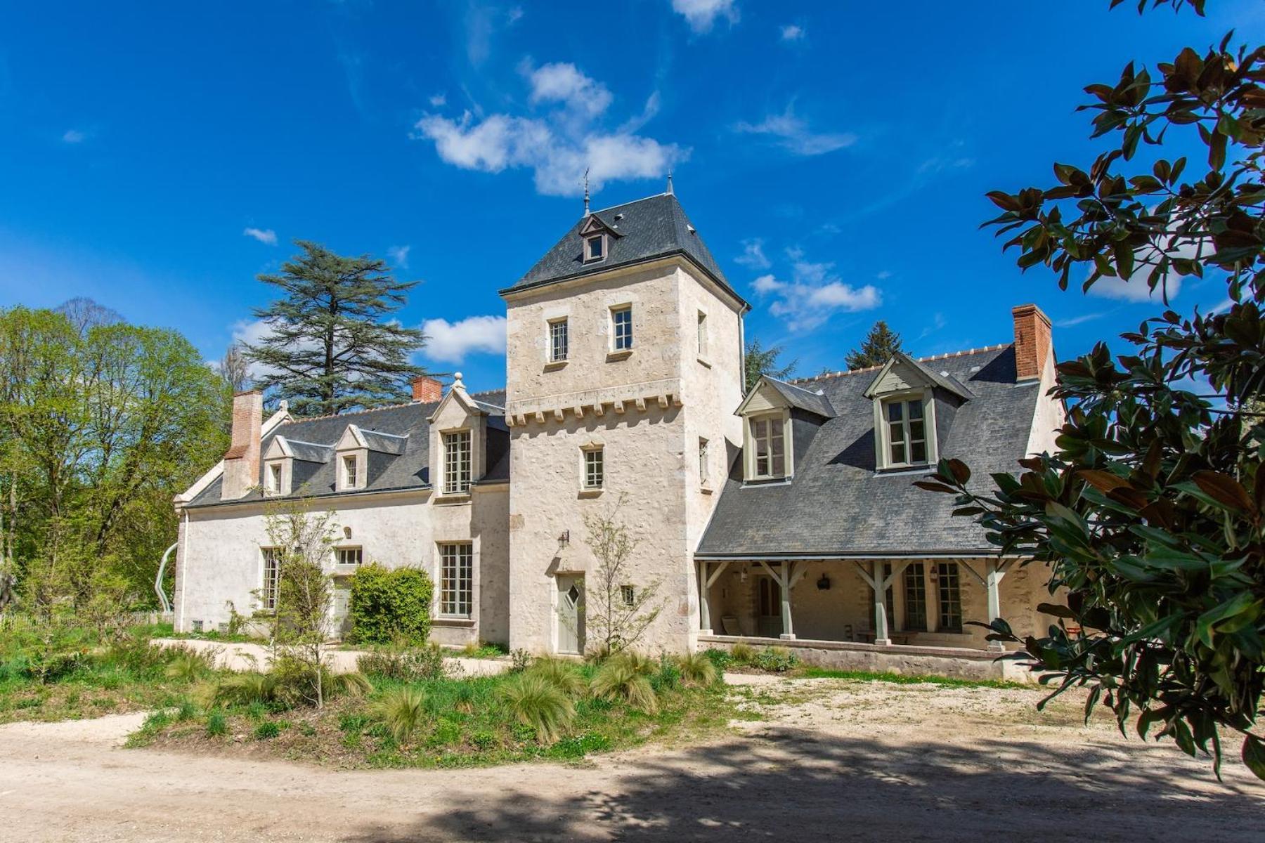 Chateau De Conon Gite Le Chateau Cellettes  Exteriér fotografie